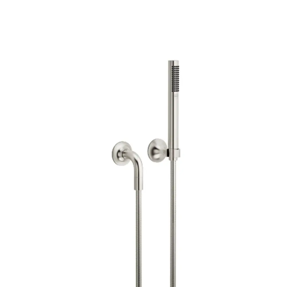 DORNBRACHT Schlauchbrausegarnitur mit Einzelrosetten VAIA 27808809 Platin gebürstet, 27808809-06 Galeriebild 1